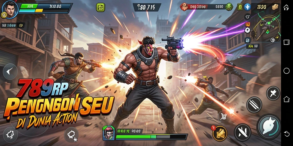 Gameplay seru 789RP dengan pertarungan intens dan karakter unik.
