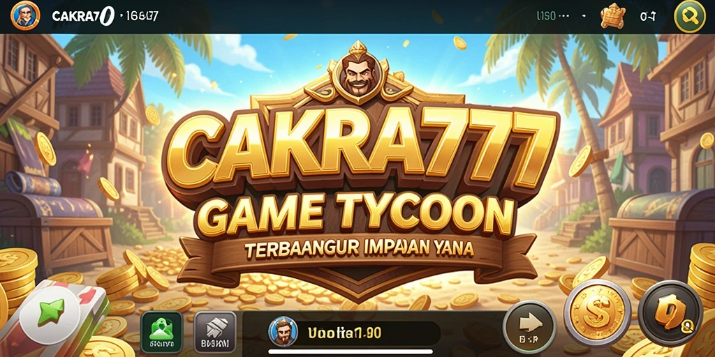 Tangkapan layar gameplay CAKRA777 dengan grafik yang menawan.