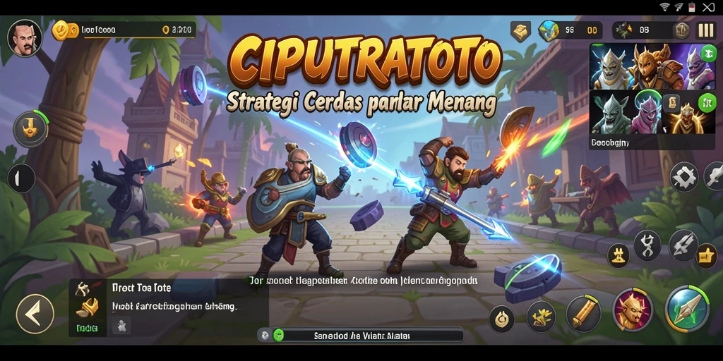 Tampilan gameplay strategi yang mendebarkan dari CIPUTRATOTO.