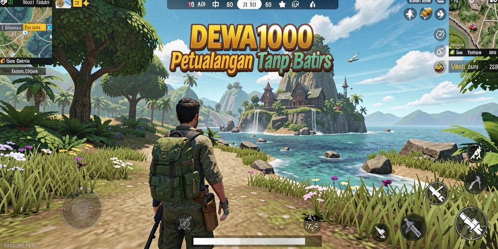 Gameplay DEWA1000 menunjukkan petualangan menarik di dunia terbuka.