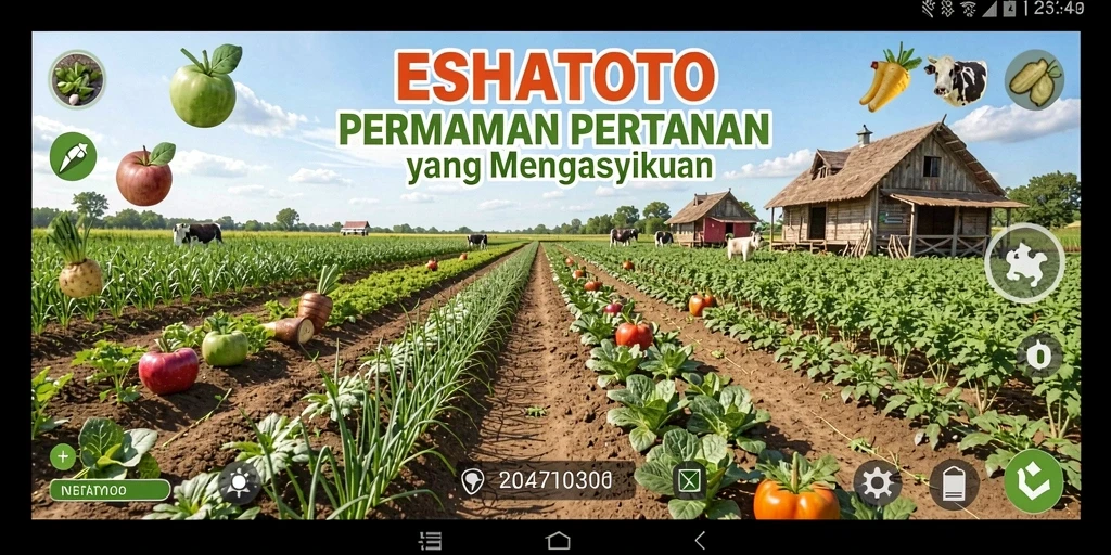 Tampilan menarik dari gameplay ESHATOTO yang penuh warna.