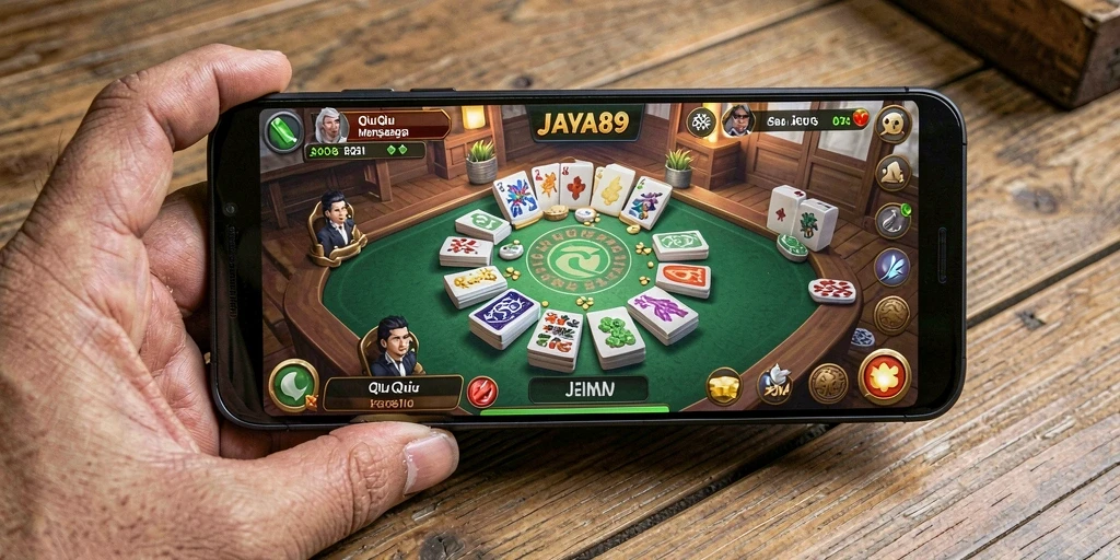 Tampilan gameplay QiuQiu yang menarik di JAYA89.