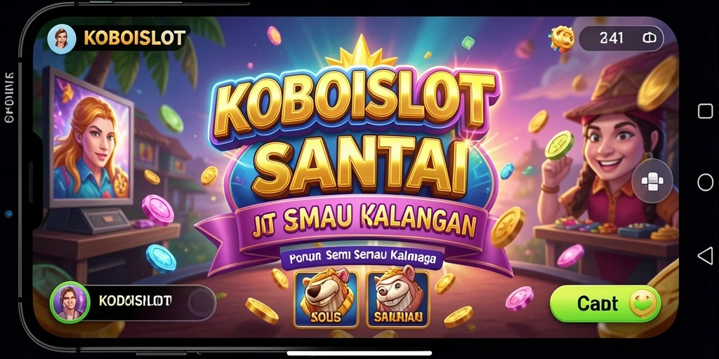 Screenshot menampilkan gameplay menarik KOBOISLOT.