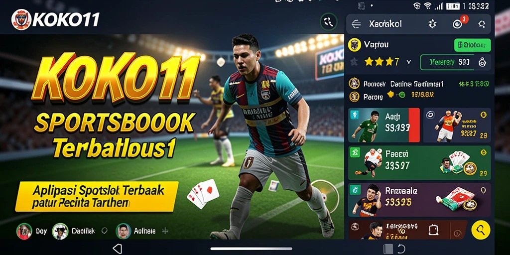 Tampilan gameplay KOKO11 yang menarik dan interaktif untuk taruhan olahraga.