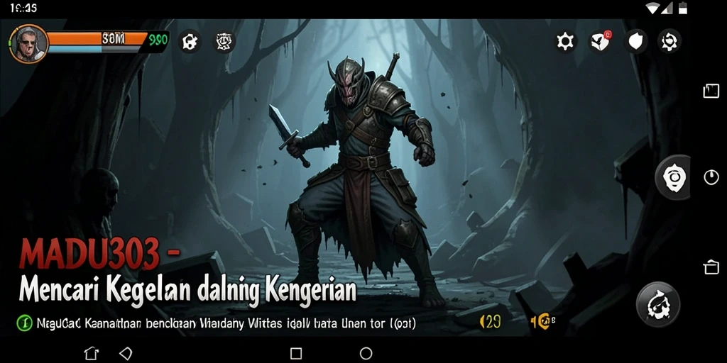 Gameplay MADU303 yang penuh ketegangan dan kengerian.