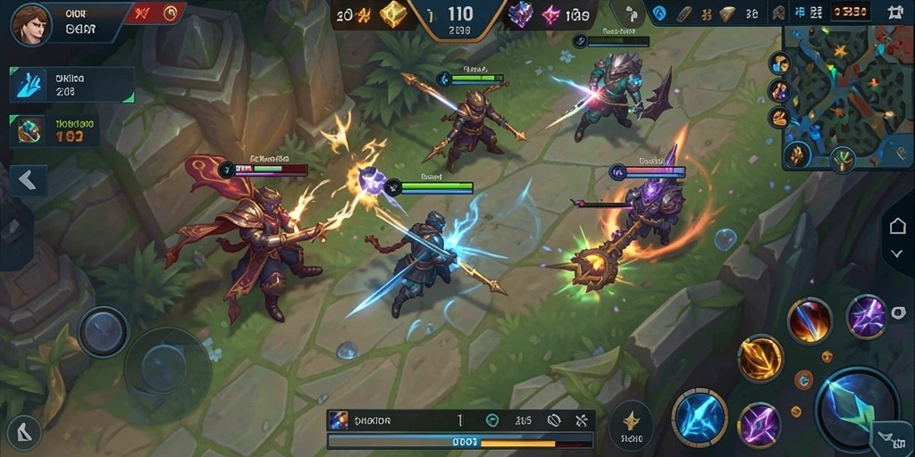 Gameplay seru dan strategi mendalam di OKIDR MOBA.