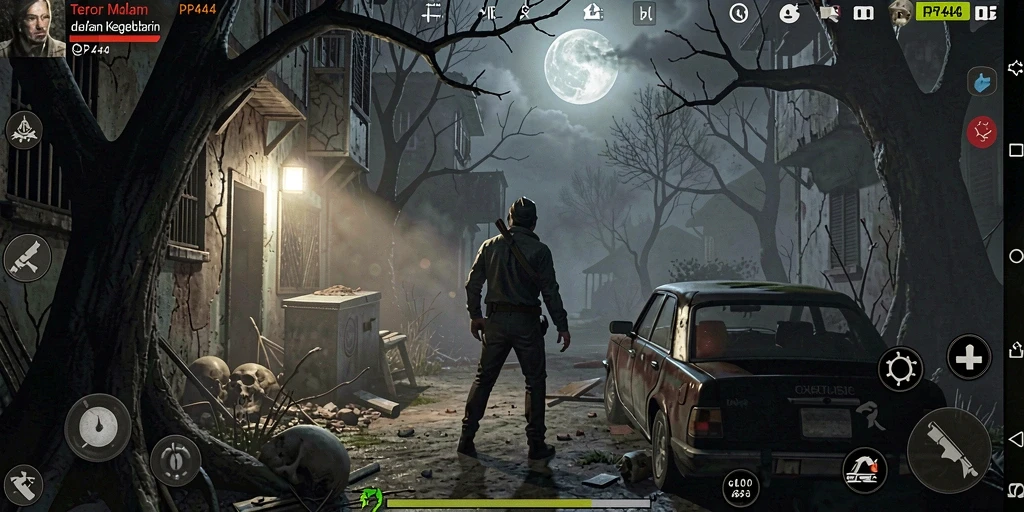 Tampilan menegangkan dari gameplay PP444 yang menyeramkan.