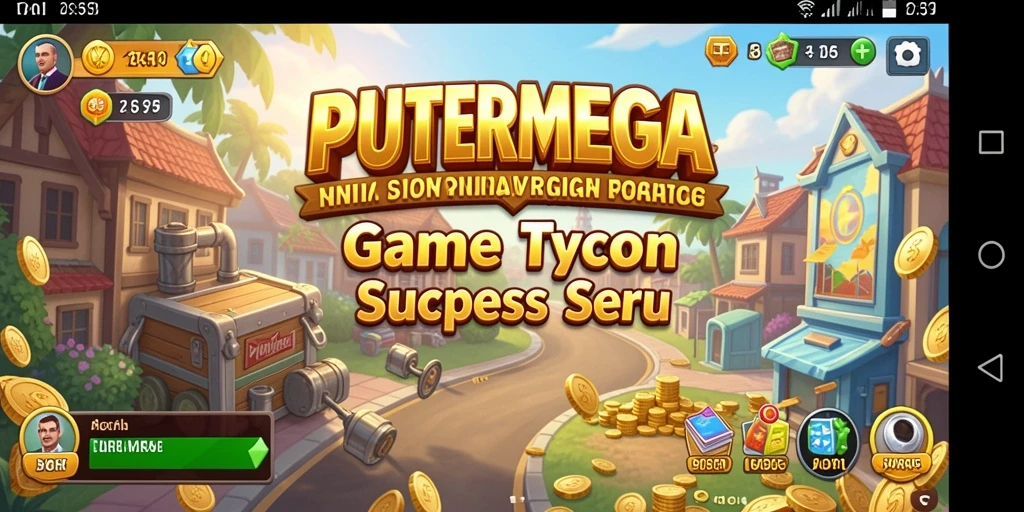 Tampilan gameplay seru di PUTERMEGA, tantangan Tycoon nyata.