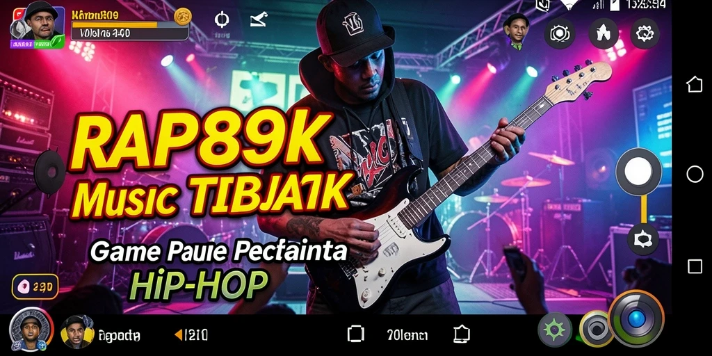 Screenshot gameplay RAP89 menampilkan aksi rap yang mendebarkan.