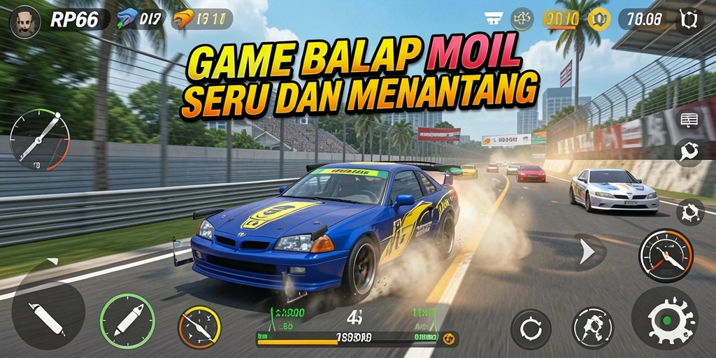 Tampilan gameplay seru dan adrenalin tinggi dari RP66.