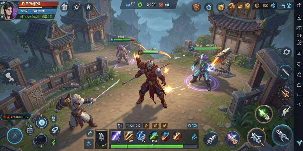 Tampilan gameplay intens dalam RPVIP6 dengan strategi yang mendebarkan.