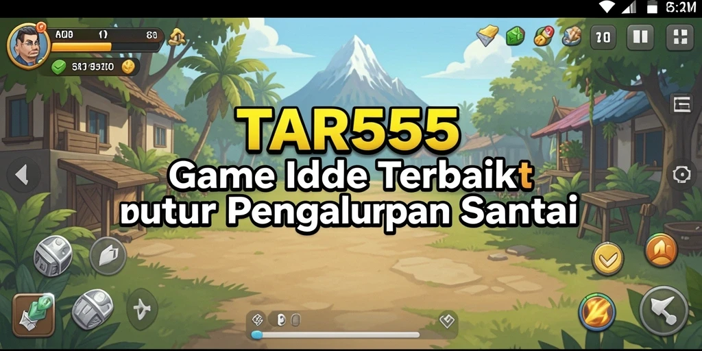 Tampilan gameplay TAR555 yang menarik dan interaktif dalam genre Idle.