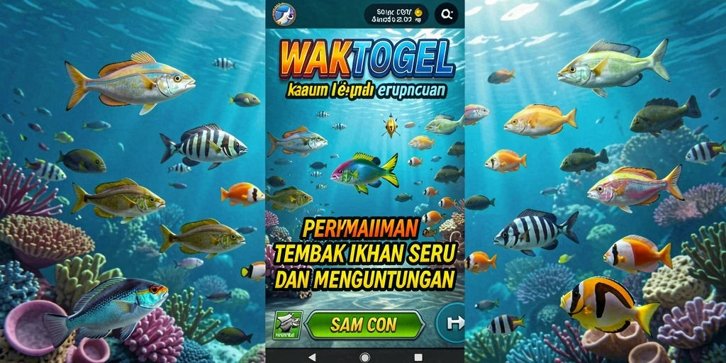 Tampilan gameplay Tembak Ikan yang seru di WAKTOGEL.